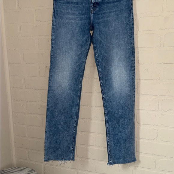 MOTHER The Tomcat Fray Ankle Jeans on the road button fly stretch - Picture 3 of 12
